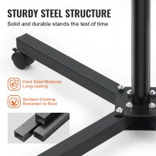 VEVOR Secador de 470 x 635 mm para Serigrafía, Control de Temperatura de 0-750 ℉, Secador de Alta Potencia con Soporte Ajustable en Altura, Rotación de 360°, Máquina de Curado de Camisetas 3600 W