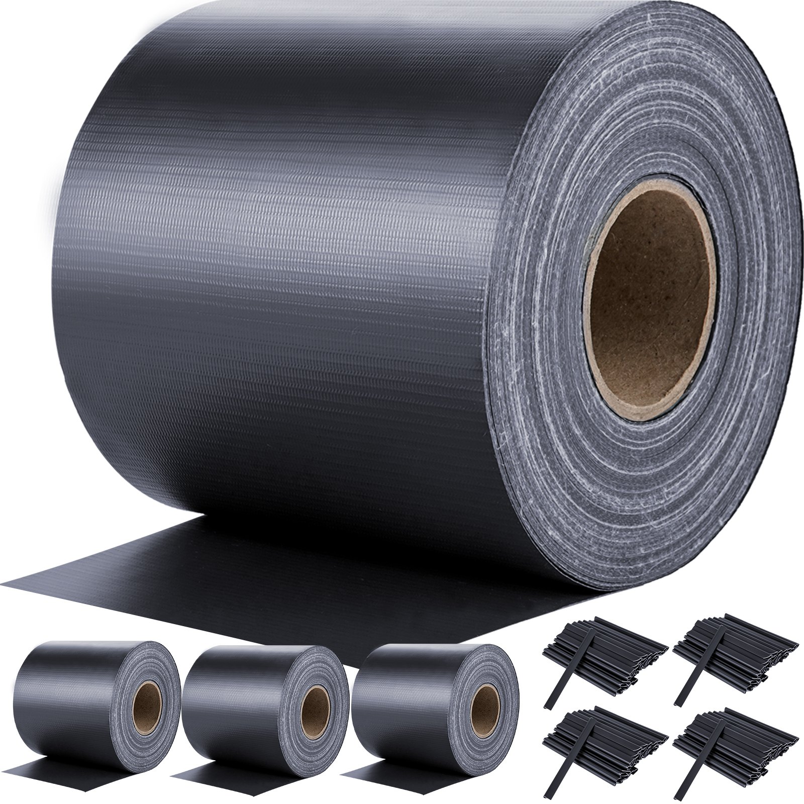 Vevor Pvc Pantalla De Privacidad Con Clips Fijos Para Jardín 4 Pcs 70 M X 19 Cm