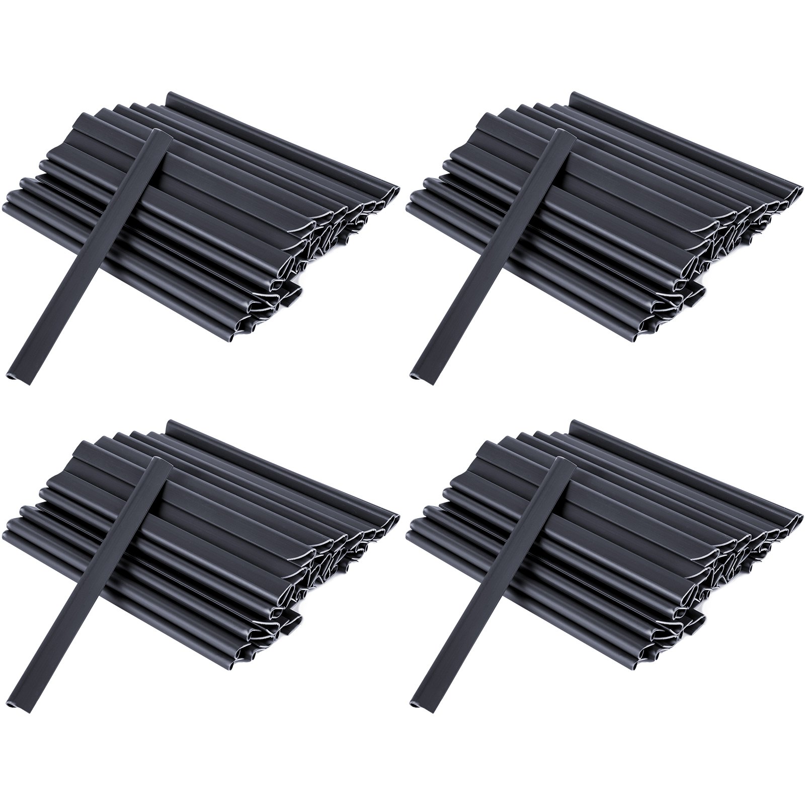 Vevor Pvc Pantalla De Privacidad Con Clips Fijos Para Jardín 4 Pcs 70 M X 19 Cm