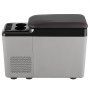 VEVOR Car Refrigerator, 12 Volt Car Armrest Refrigerator Fridge, 15 L Single Zone Portable Freezer, -4℉-68℉ Adjustable Range, 12/24V DC and 100-240V AC Compressor Cooler for Outdoor, Camping