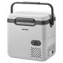 VEVOR 12 Volt Refrigerator, 19 QT/ 18L Car Fridge, Portable Electric Freezer Compressor with Handle, 12V/24V DC 100-240V AC, -4℉ to 68℉/ -20℃ to 20℃, for Truck Van RV SUV Boat Travel Camping