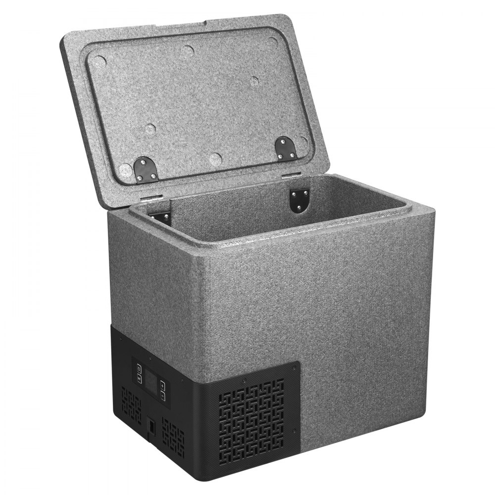 VEVOR Nevera Portátil para Coche 20 L, Zona Única, Refrigerador para Coche con Compresor 12/24 V CC, Temperatura Ajustable de -10 °C a 10 °C, para Autocaravanas, Furgonetas, Barcos, Camping, Viajes