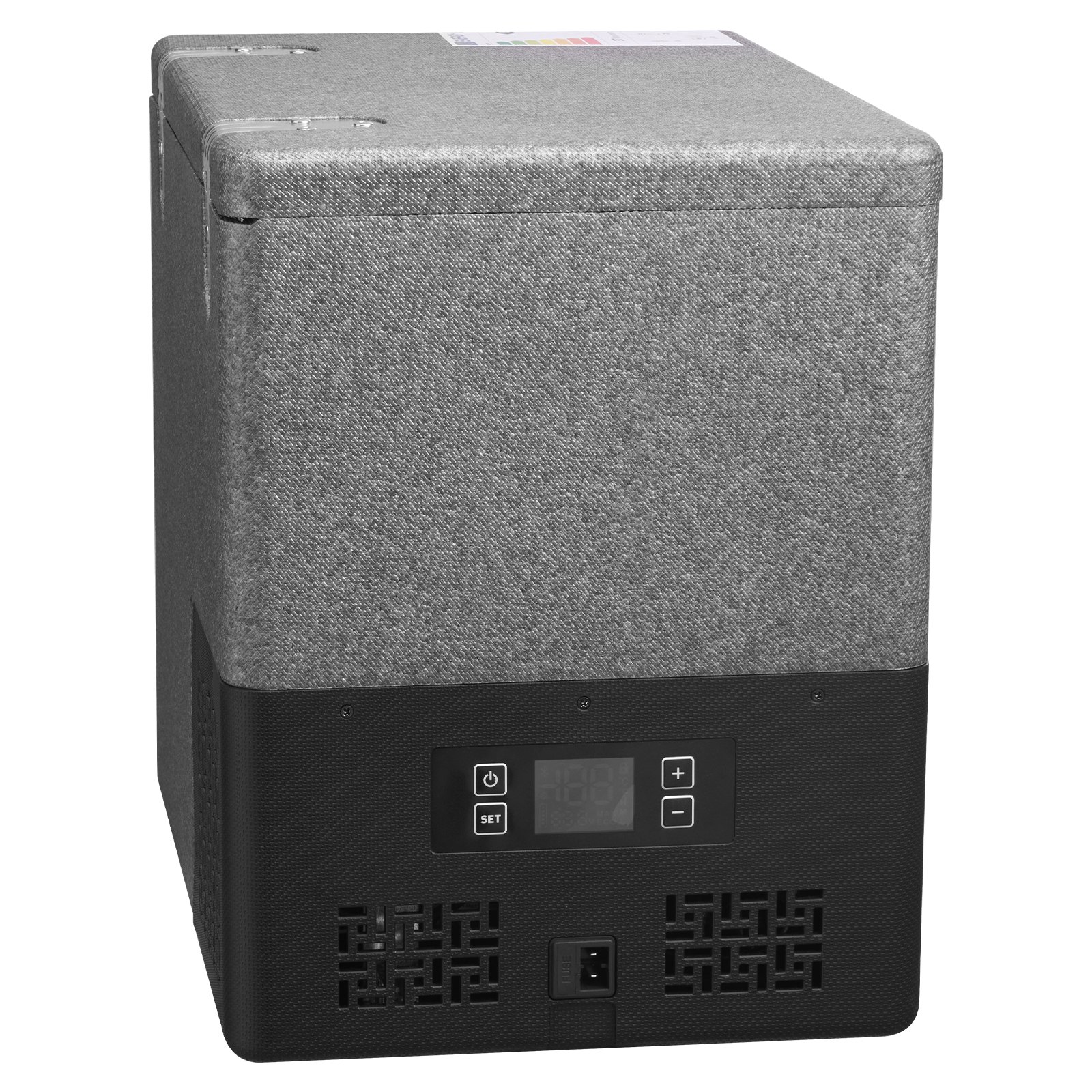 VEVOR Nevera Portátil para Coche 20 L, Zona Única, Refrigerador para Coche con Compresor 12/24 V CC, Temperatura Ajustable de -10 °C a 10 °C, para Autocaravanas, Furgonetas, Barcos, Camping, Viajes