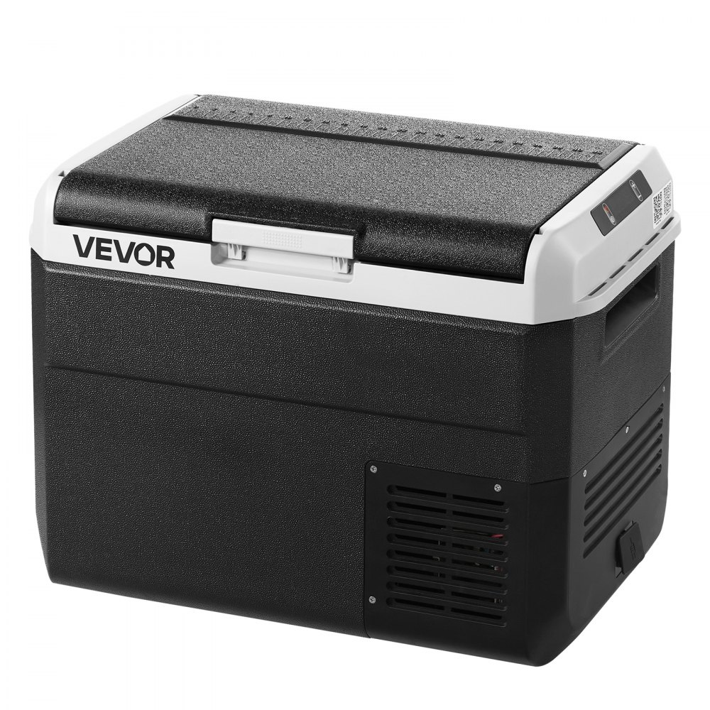 VEVOR Nevera Portátil para Coche 30 L, Zona Única, Refrigerador para Coche con Compresor 12/24 V CC y 100-240 V CA, Temperatura Ajustable de -20 °C a 20 °C, para Autocaravanas, Camping, Viajes