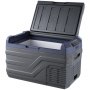 VEVOR Car Refrigerator, 12 Volt Car Refrigerator Fridge, 30 L Single Zone Portable Freezer with Built-in Light, -4℉-68℉, 12/24V DC and 100-240V AC Compressor Cooler for Outdoor, Camping, RV