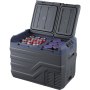 VEVOR Nevera de Compresión Portátil 32 L Mini Nevera para Coche de Doble Zona Temperatura Ajustable de -20 °C a 20 °C Nevera Portátil 12/24 V CC y 100-240 V CA para Camión, Barco, Casa, Camping