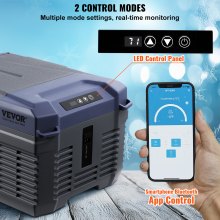 VEVOR Nevera de Compresión Portátil Mini Nevera 9 L Monozona para Camión Barco