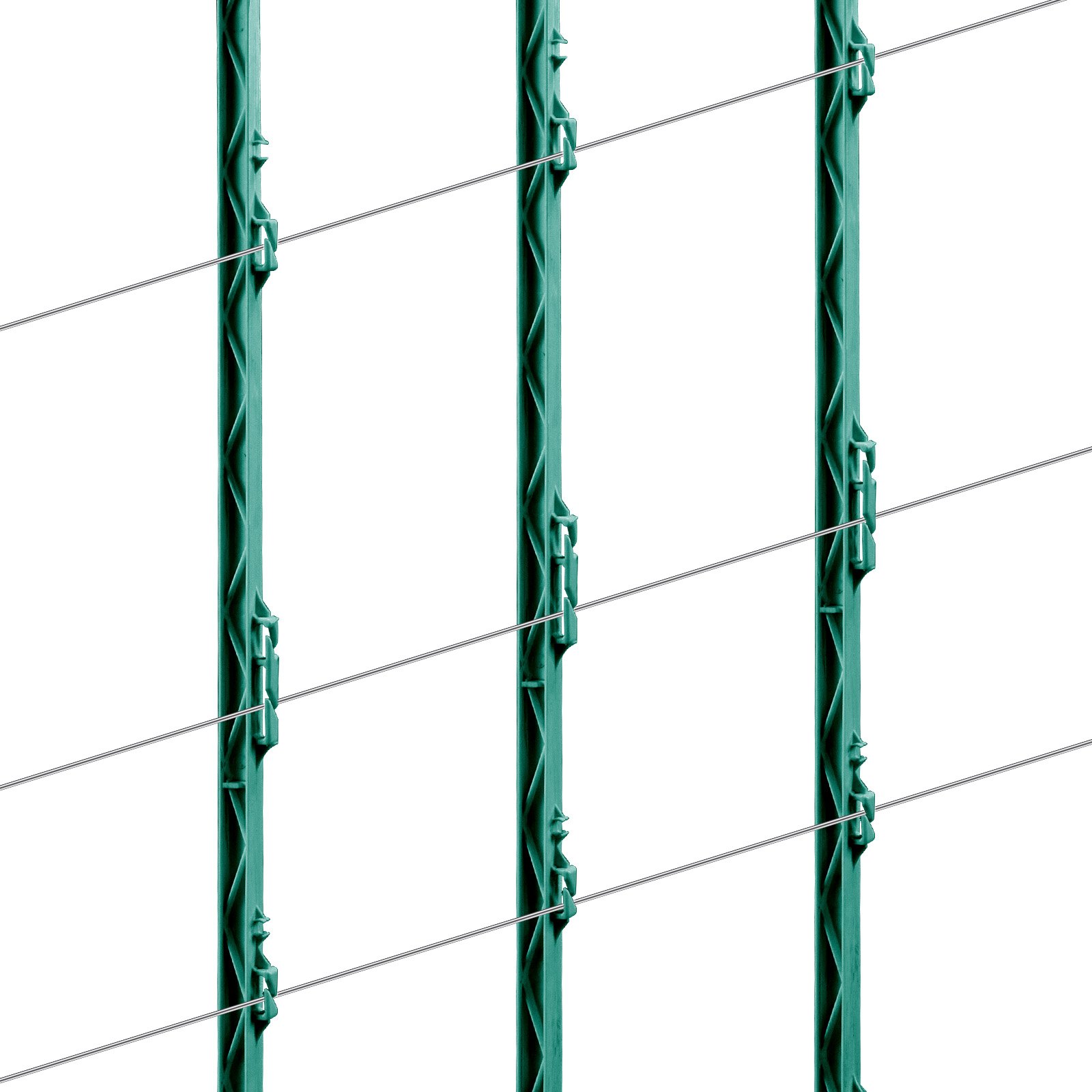 VEVOR 500 m Alambre de Aluminio Cercas Eléctricas para Ganado Vacuno y Caballos