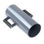 VEVOR Apisonador Manual para Postes de Cercas Resistente de Metal con Asas para Canal en U y Cercas de Madera, Compatible con Postes en T de hasta 15,5 cm de Diámetro Interior para Granjas, Jardines