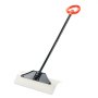 VEVOR Pala Quitanieves de 61 cm con Agarre Ergonómico, Hoja de Plástico HDPE, Mango Segmentado para Invierno y Borde Metálico, Herramienta Portátil para Quitar Nieve en Carreteras y Jardines