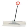 VEVOR Pala Quitanieves de 91,5 cm con Agarre Ergonómico, Hoja de Plástico HDPE, Mango Segmentado para Invierno y Borde Metálico, Herramienta Portátil para Quitar Nieve en Carreteras y Jardines