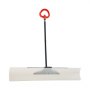 VEVOR Snow Pusher Shovel, 122cm Outdoor Snowplow Shovel with Ergonomic Grip, HDPE Plastic Blade, Winter Shovels with Segmented Handle, Metal Edged Strip, Portable Snow Removal Tool for Driveway Garden