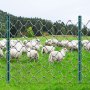 VEVOR 3 Foot Long Fence Posts, 10-Pack T-Posts Heavy-Duty Metal Fence Posts, Sturdy Steel Fence Stakes for Garden Yards, Lawns, Farms and Outdoor Chain Link Fences, Green
