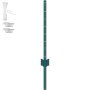 VEVOR 3 Foot Long Fence Posts, 10-Pack T-Posts Heavy-Duty Metal Fence Posts, Sturdy Steel Fence Stakes for Garden Yards, Lawns, Farms and Outdoor Chain Link Fences, Green