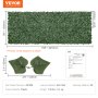 VEVOR Pantalla de cerca de privacidad de hoja de hiedra artificial artificial de 59 "x 158" con respaldo de tela de malla