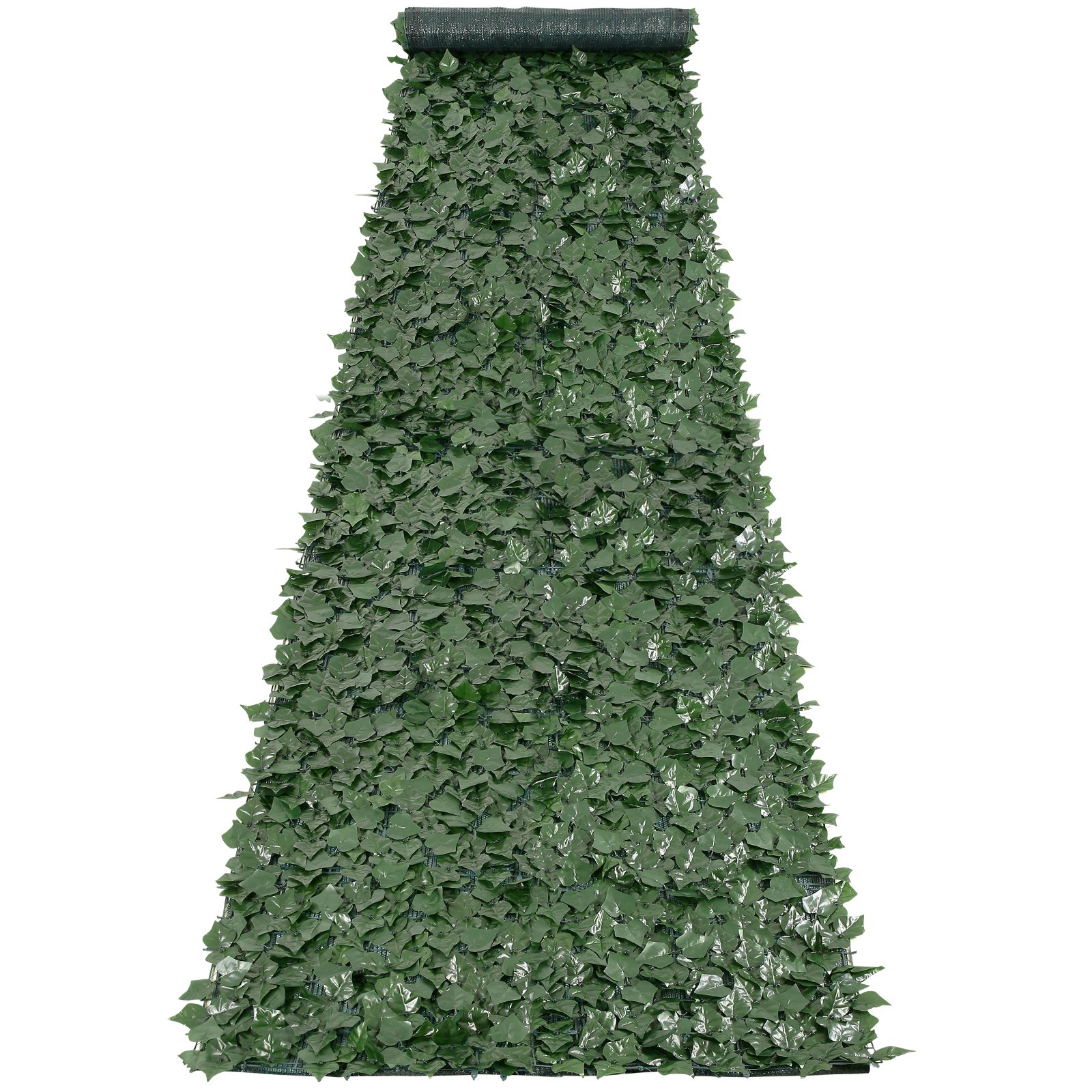 VEVOR Valla de Privacidad de Hiedra, Pantalla de Pared Verde Artificial, Valla de Hiedra Verde con Respaldo de Tela de Malla y Junta Reforzada, Setos Falsos Decoración de Hojas de Vid para Jardín
