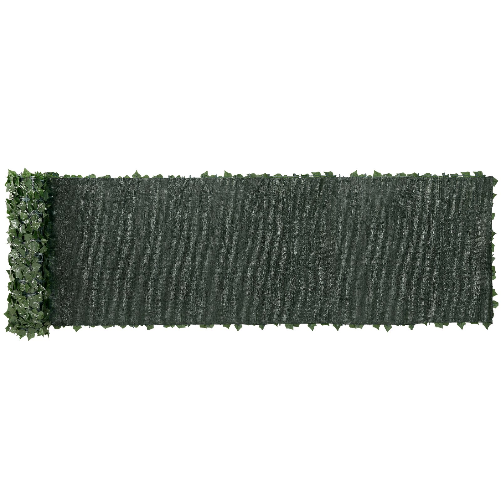 VEVOR Valla de Privacidad de Hiedra, Pantalla de Pared Verde Artificial, Valla de Hiedra Verde con Respaldo de Tela de Malla y Junta Reforzada, Setos Falsos Decoración de Hojas de Vid para Jardín