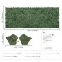 VEVOR Valla de Privacidad de Hiedra, Pantalla de Pared Verde Artificial de 1,5 x 4 m, Valla de Hiedra Verde con Respaldo de Tela de Malla y Junta Reforzada, Setos Falsos Decoración de Hojas de Vid