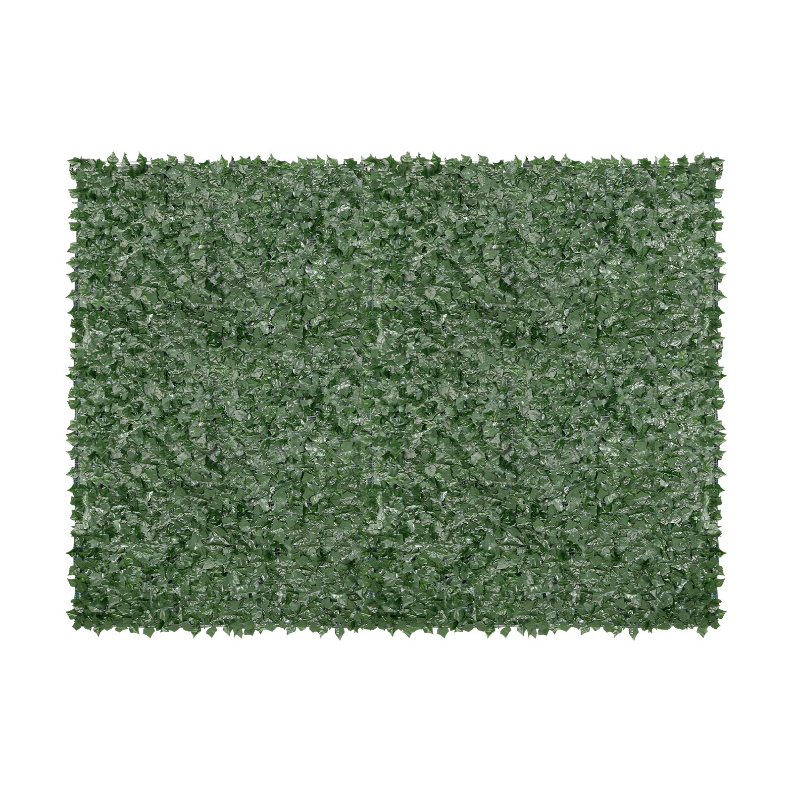 VEVOR Valla de Privacidad de Hiedra, 1830 x 2440 mm, Pantalla de Pared Verde Artificial, Valla de Hiedra Verde con Respaldo de Tela de Malla y Junta Reforzada, Setos Falsos Decoración de Hojas de Vid