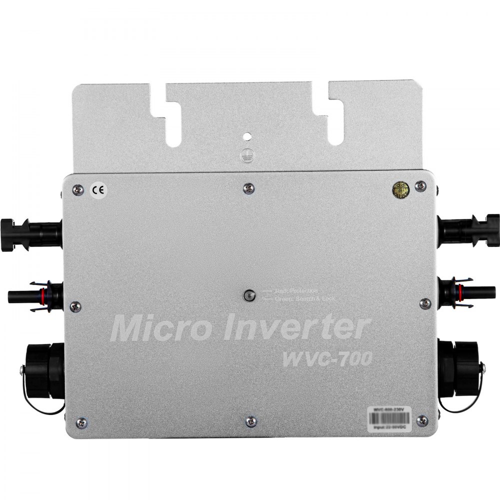 Vevor Micro Inversor De Conexión A Red Solar 700 W Mppt Cc A Ca 230 V Ip65