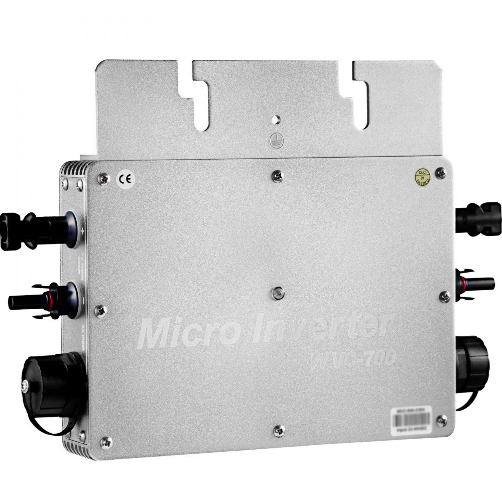 Vevor Micro Inversor De Conexión A Red Solar 700 W Mppt Cc A Ca 230 V Ip65