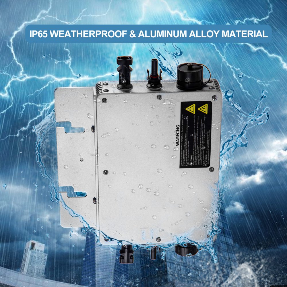 Vevor Micro Inversor De Conexión A Red Solar 700 W Mppt Cc A Ca 230 V Ip65