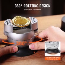 VEVOR Grabado Bola Tornillo 78mm 360° Giratorio Joyero