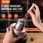 VEVOR Tornillo de banco de bolas de grabado 127 mm Joyero giratorio 360°