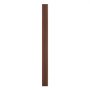 VEVOR Paneles Acústicos de Listones de Madera Sintética, con Acento WPC para Paredes Interiores Modernas, para una Decoración Elegante y Reducción de Ruido, Teca Oscura, 2450 x 166 x 9 mm, 8 uds