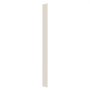 VEVOR Paneles Acústicos de Listones de Madera Sintética con Acento WPC para Paredes Interiores Modernas, para una Decoración Elegante y Reducción de Ruido, Blanco Mate, 2450 x 166 x 9 mm, 8 uds