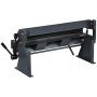 VEVOR Box and Pan Brake, 610 ± 10 mm, 0-130 Degrees Sheet Metal Bending Brake, Portable Metal Bender with 20 Gauge Low Carbon Steel 14 Gauge Aluminum Capacity, 5 Adjustable Fingers for Metal Bending