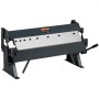 VEVOR Box and Pan Brake, 610 ± 10 mm, 0-130 Degrees Sheet Metal Bending Brake, Portable Metal Bender with 20 Gauge Low Carbon Steel 14 Gauge Aluminum Capacity, 5 Adjustable Fingers for Metal Bending