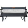 VEVOR Box and Pan Brake, 610 ± 10 mm, 0-130 Degrees Sheet Metal Bending Brake, Portable Metal Bender with 20 Gauge Low Carbon Steel 14 Gauge Aluminum Capacity, 5 Adjustable Fingers for Metal Bending