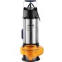 VEVOR Submersible Water Pump, 2200W 60000L/H, with 8 m Cord and Automatic Tethered Float Switch, Portable Stainless Steel for Dirty or Clean, Drain Floods, Empty Garden Ponds, Swimming Pools, Hot Tub