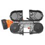 VEVOR Kit de Sierra de Cinta Portátil Inalámbrica, Corte Profundo de 6,5 cm con 360 W Motor sin Escobillas y Batería de 4 Ah, Velocidad Variable de 0 a 192 m/min, para Cortar Metal y Madera