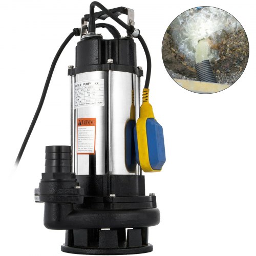 Bomba De Aguas Residuales Sumergible 1.5kw Acero Inoxidable Para Suciedad