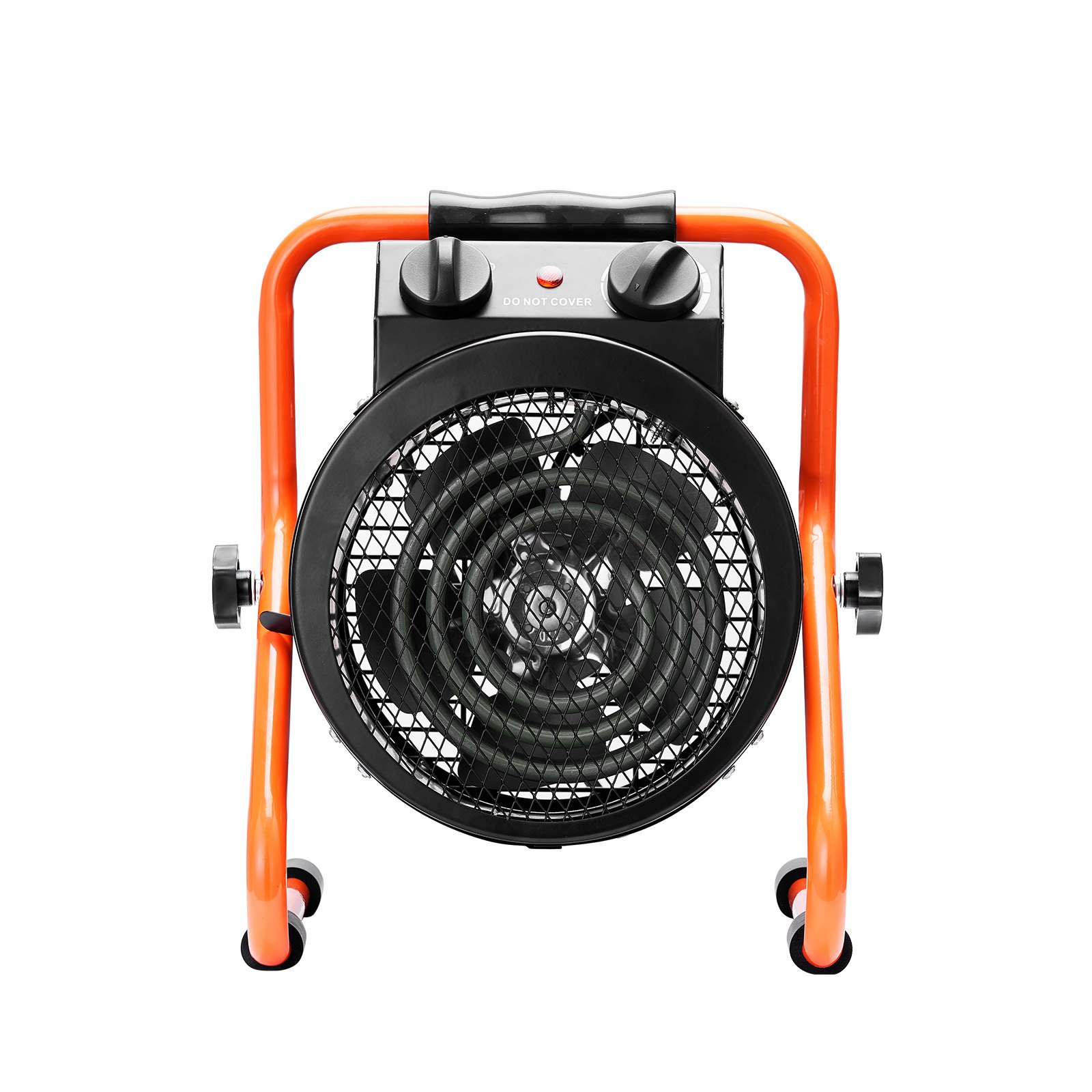 VEVOR Calentador de Invernadero, Calentamiento Rápido de 2000 W con Protección contra Sobrecalentamiento, Calentador de Tienda de Cultivo Pequeño de Ajuste de 2 Velocidades, Ventilador Calentador Eléctrico Portátil para Invernadero, Sala de Flores, Lugar de Trabajo IP24 Impermeable