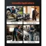VEVOR Compresor de Aire Portátil con Depósito 50 L sin Aceite, 255 L/min a 6,2 bar, Motor de 3 kW, Presión Máxima 8 bar, con Ruedas para Reparación, Taller, Garaje, Inflado y Herramientas Neumáticas