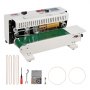 VEVOR Selladora Continua de Bolsa de Banda Ancho de Sellado de 6-12 mm, Sellador Horizontal con Control de Temperatura Digital para Película de Bolsa de Plástico de 0,02-0,8 mm con Función de Conteo