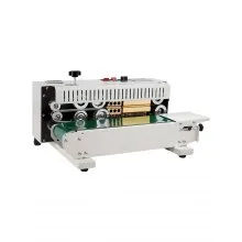 VEVOR Selladora Continua de Bolsa de Banda Ancho de Sellado de 6-12 mm, Sellador Horizontal con Control de Temperatura Digital para Película de Bolsa de Plástico de 0,02-0,8 mm con Función de Conteo