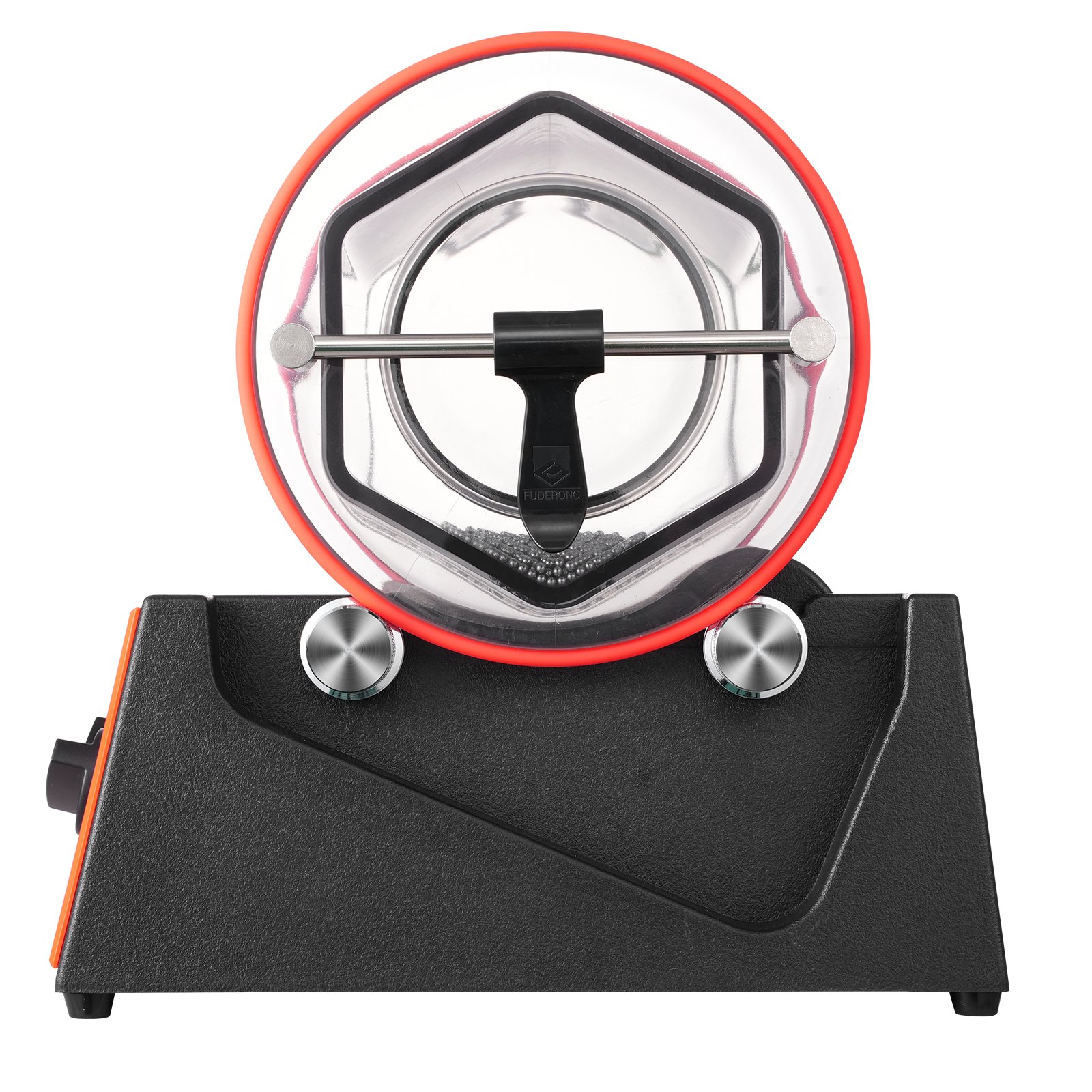 VEVOR Máquina Pulidora De Joyas con Vaso Giratorio 5kg 60W Pulidora de Joyas de 5 Velocidades 0-60 min Pulidora de Tambor Giratorio Ajustable Acción Bidireccional para Pulir Piedra Roca Hierro Joyero