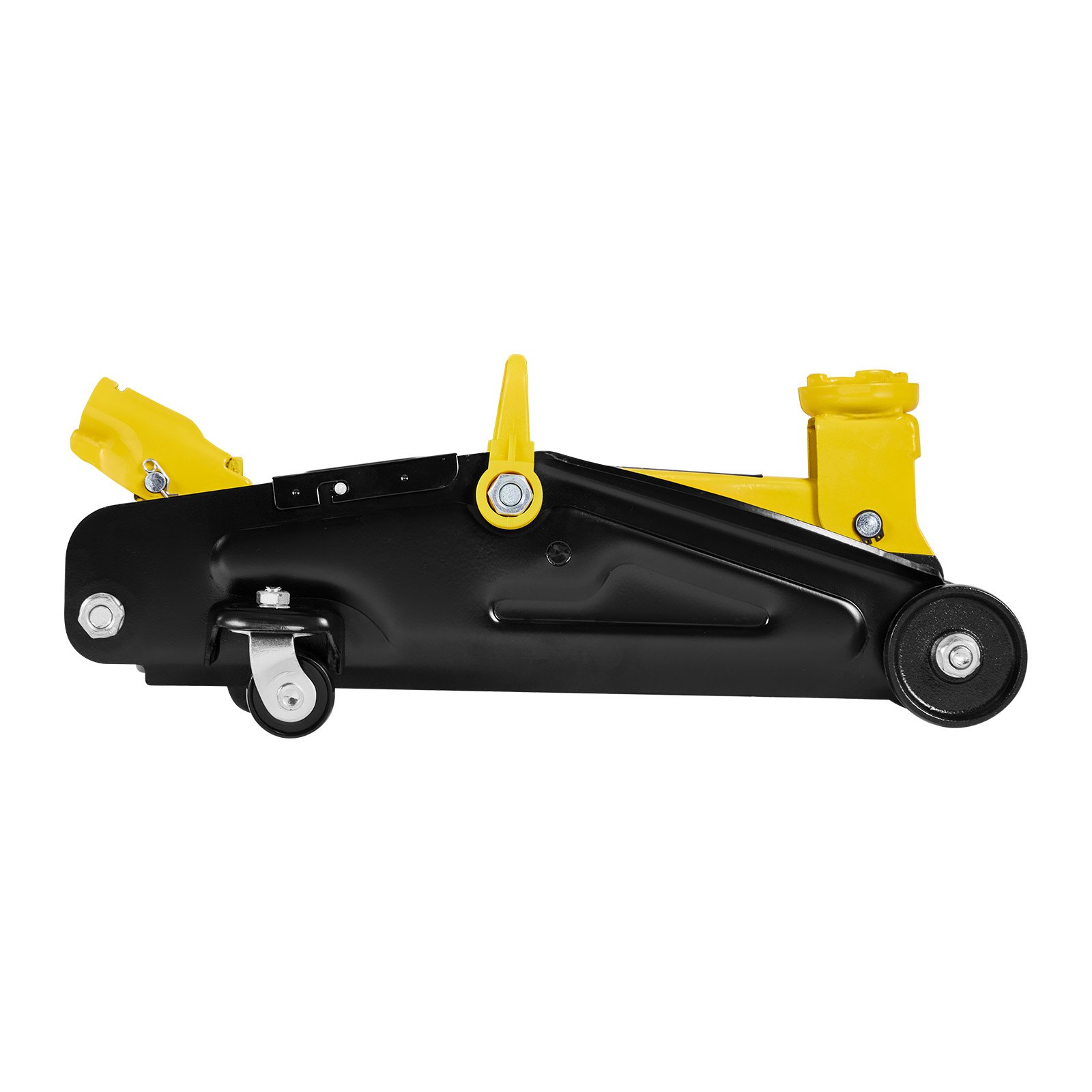 VEVOR Gato Hidráulico de Perfil Bajo Capacidad de 2 T, Gato de Acero para Coches con Soportes, Bomba de Elevación Rápida de Un Solo Pistón, Rango de Elevación 130-310 mm, para Automóviles, Vehículos