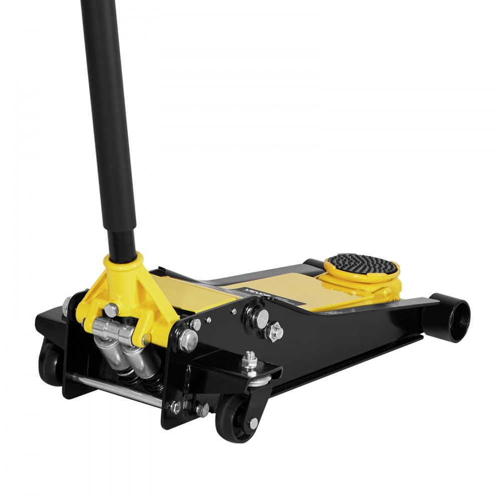 VEVOR Gato Hidráulico de Perfil Bajo Capacidad de 2 T, Gato de Acero para Coches con Bomba de Doble Pistón, Rango de Elevación de 75 a 505 mm, para Automóviles, Vehículos, Autos Deportivos, Camiones