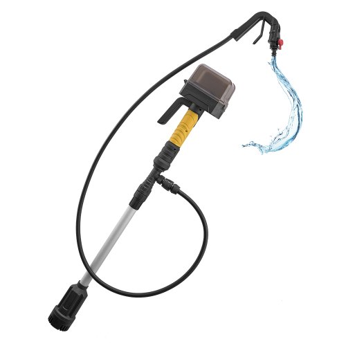 VEVOR Bomba de Transferencia de Agua Inalámbrica 528 GPH, Bomba de Sumidero Portátil con Manguera de Jardín NPT3/4", Compatible con Batería Dewalt 20V MAX (sin batería) para Piscina, Jardín, Estanque