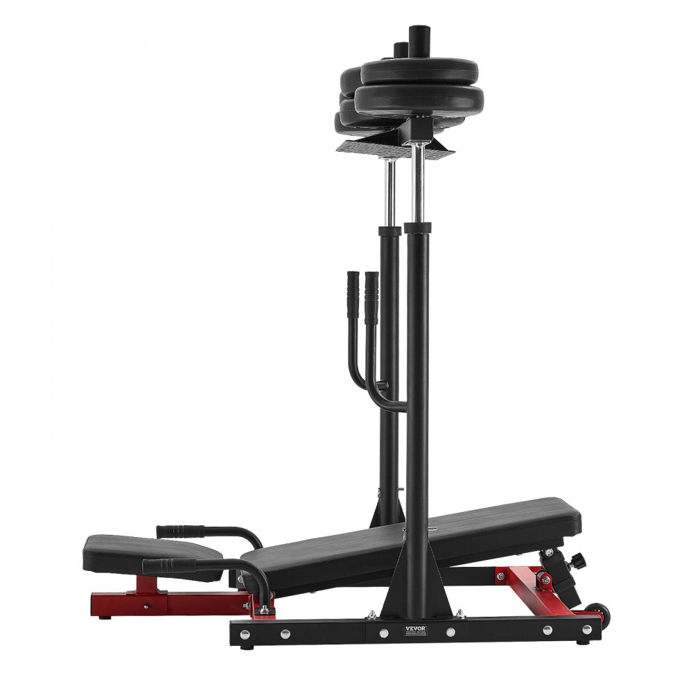 VEVOR Prensa de Piernas Vertical, Máquina de Gimnasio en Casa Especial para la Parte Inferior del Cuerpo, Acero al Carbono, para Prensas Alta Intensidad, Capacidad 259 kg, 1268 x 1231 x 1106 mm