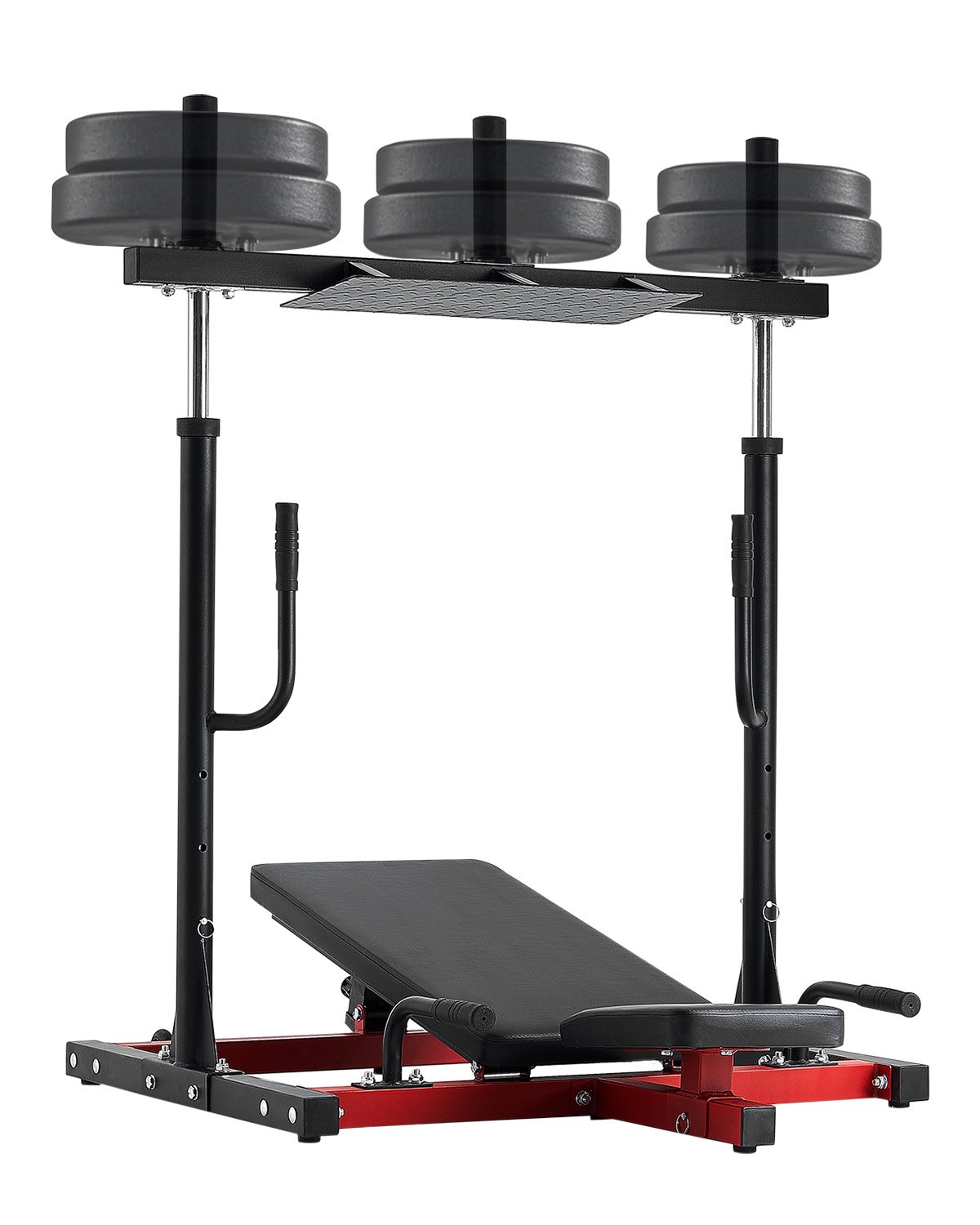 VEVOR Prensa de Piernas Vertical, Máquina de Gimnasio en Casa Especial para la Parte Inferior del Cuerpo, Acero al Carbono, para Prensas Alta Intensidad, Capacidad 259 kg, 1268 x 1231 x 1106 mm