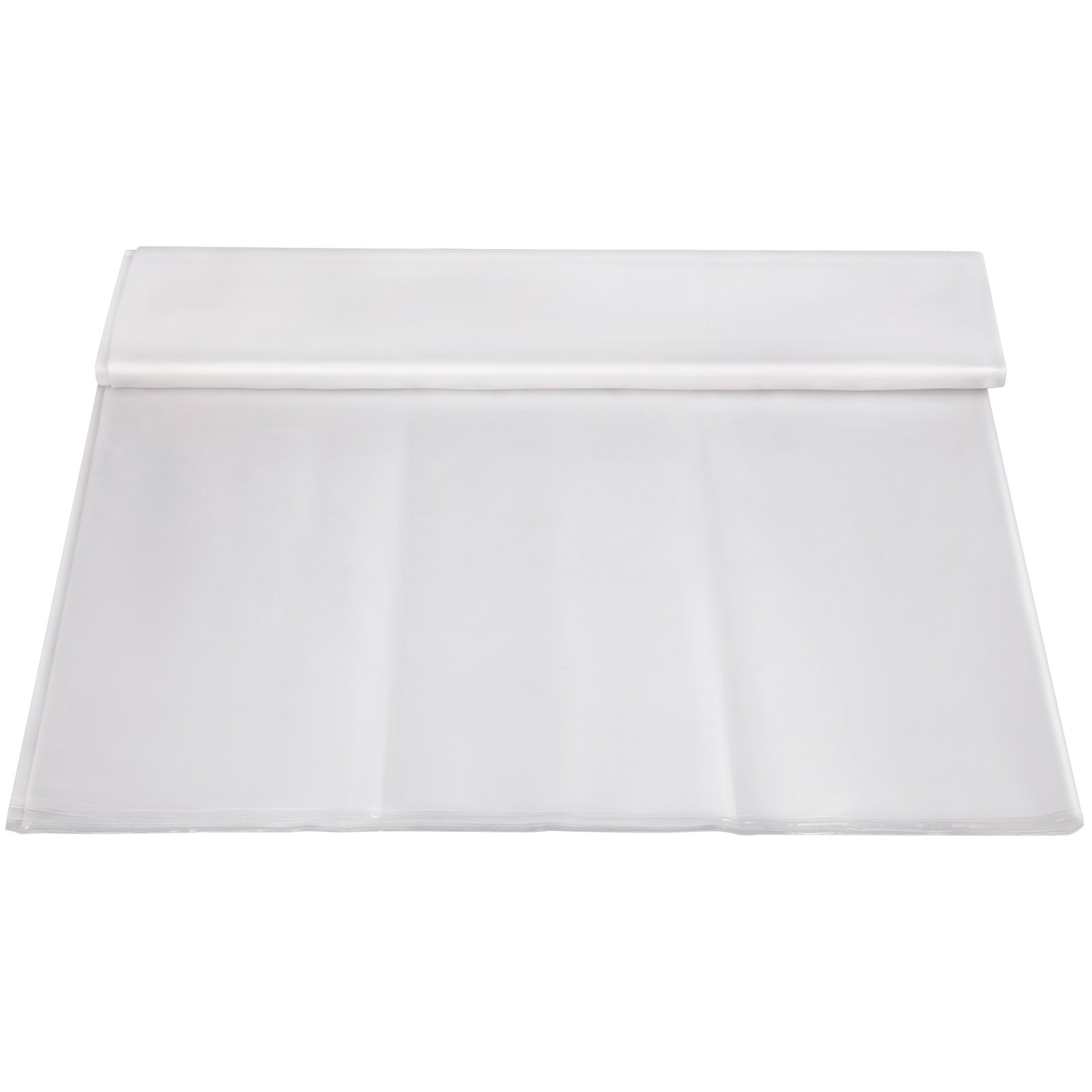 VEVOR Película para Invernadero de 3,05 x 30,5 m, Cubierta de Polietileno Transparente Espesor 0,15 mm, Película de plástico agrícola Resistente a los Rayos UV para Jardinería, Agricultura y Ganadería