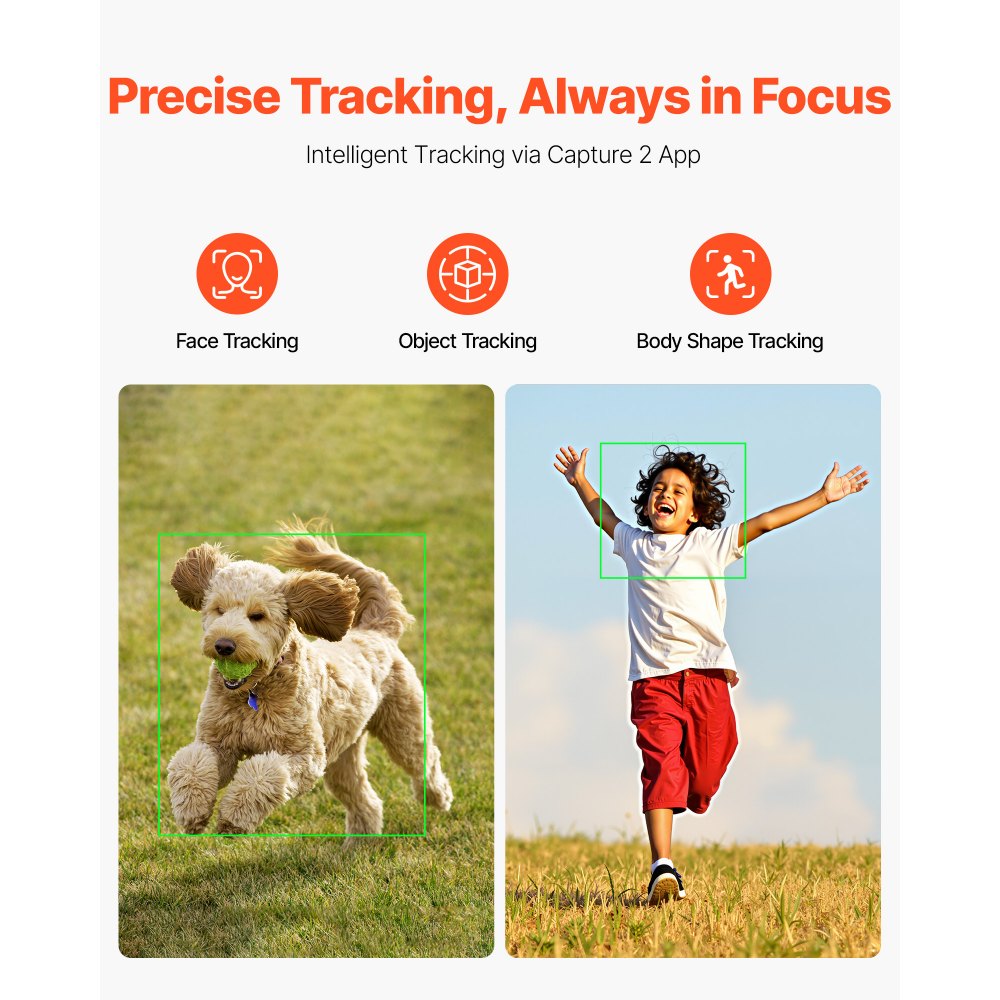 VEVOR Gimbal Stabilizer for Smartphone, 3-Axis Stabilization, Phone Gimbal for Android & iPhone with Face/Object Tracking, Tripod, Portable & Foldable Handheld Phone Stabilizer for Video Recording