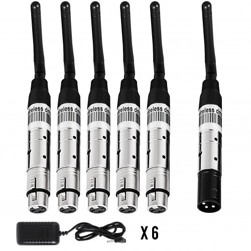 5 Piezas Luz De Escenario Iluminación Controlar 2.4g Ism Iron Zinc Disco