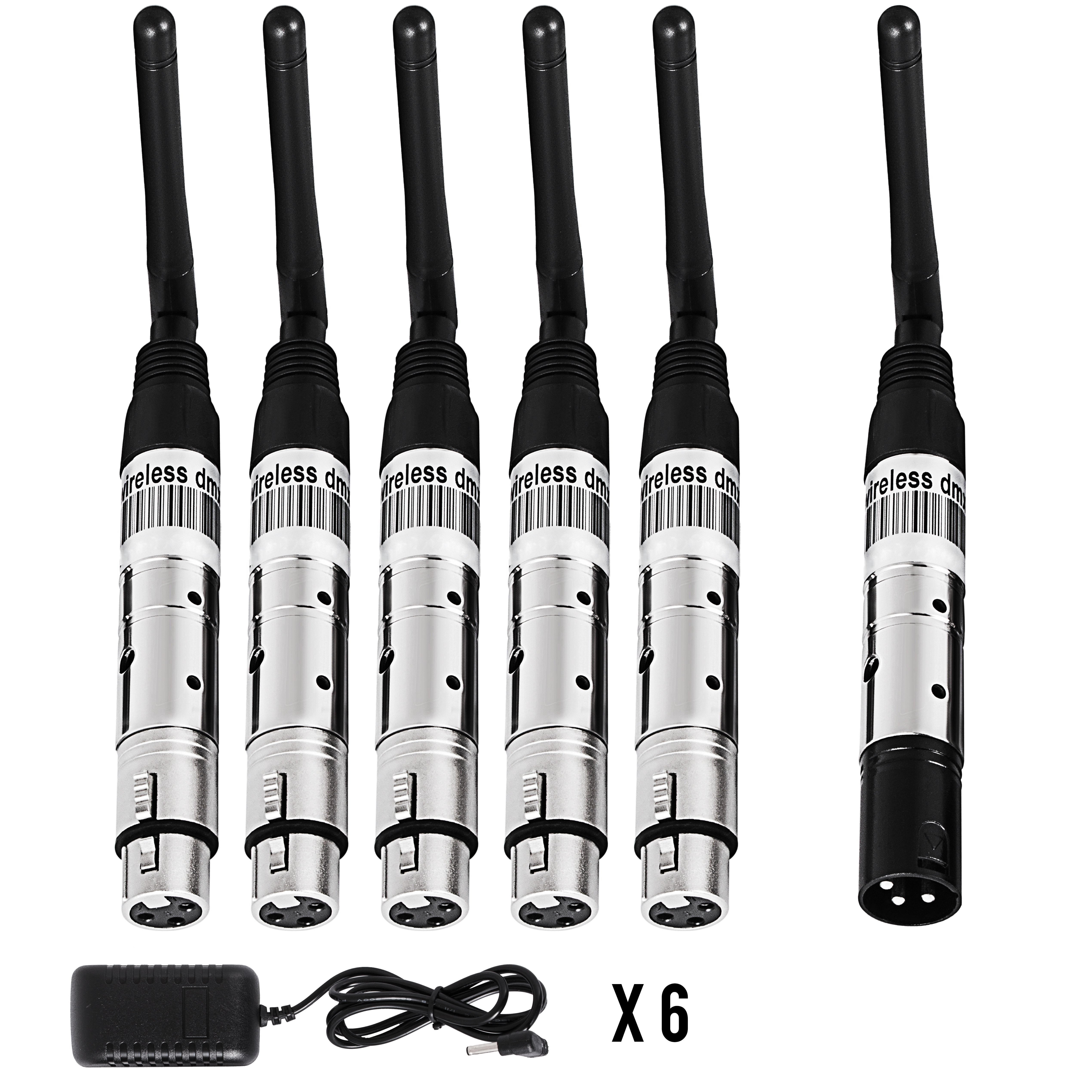 5 Piezas Luz De Escenario Iluminación Controlar 2.4g Ism Iron Zinc Disco